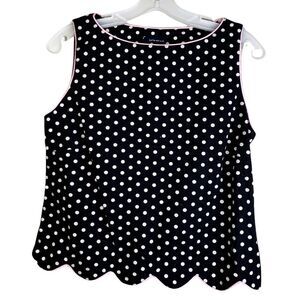 Tailor New York Polka Dot Top